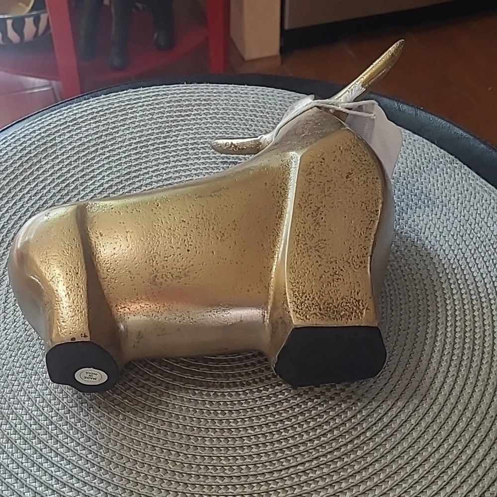 Metal Longhorn Bull Decor - Picture 6 of 10